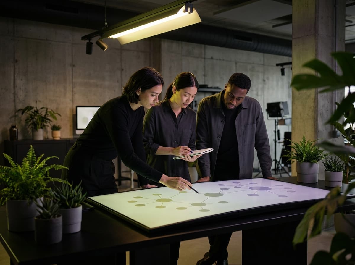 The MakeAIReady team planning an AI automation